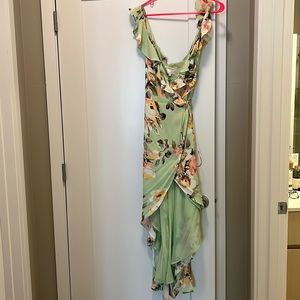 Privacy Please, high low, floral dress. Worn once!